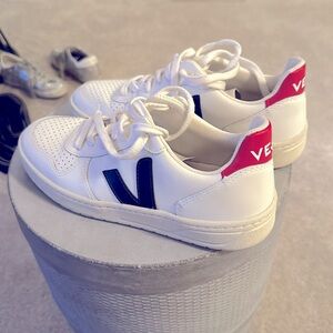 Veja white leather sneakers
